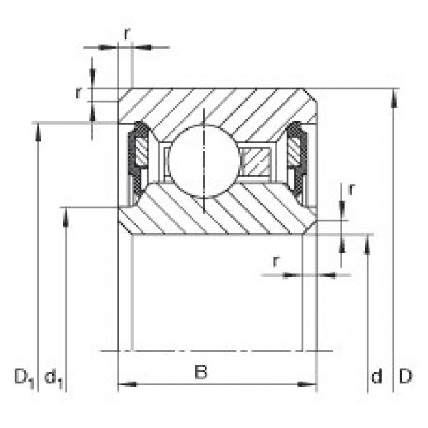 Bantalan CSCU040-2RS INA #1 image