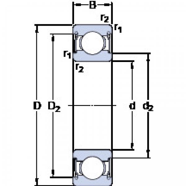 Bantalan D/W R1810-2ZS SKF #1 image