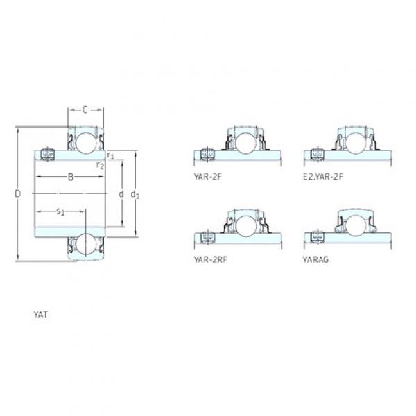 Bantalan E2.YAR204-012-2F SKF #1 image