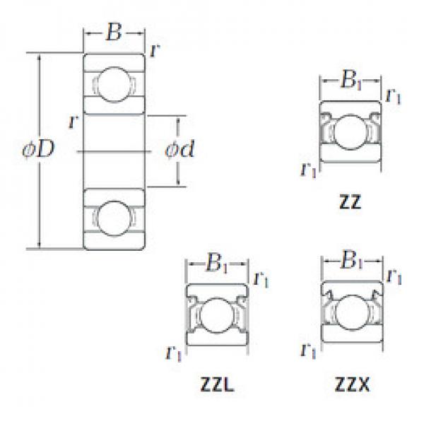 Подшипник WOB65 ZZX KOYO #1 image