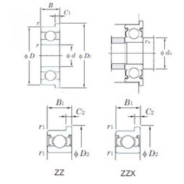 Bantalan F604ZZ KOYO #1 image