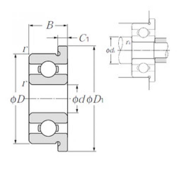 Bantalan FL696 NTN #1 image