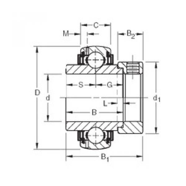 المحامل GN211KLLB Timken #1 image