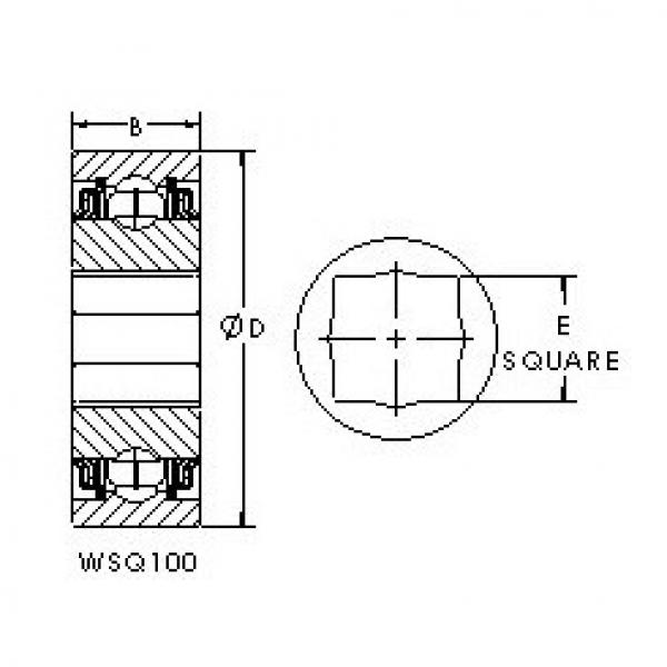 підшипник WSQ110-102 AST #1 image