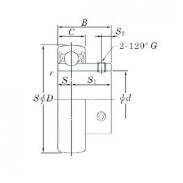 підшипник UCX06-20 KOYO #1 image