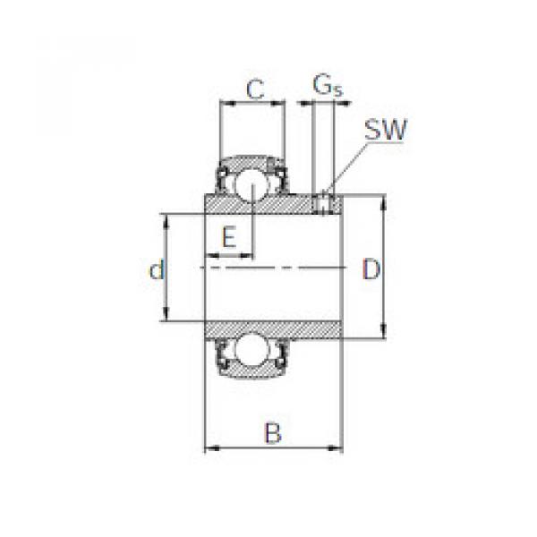 підшипник UC205-16 KBC #1 image