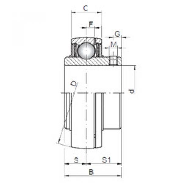 підшипник UC205 ISO #1 image