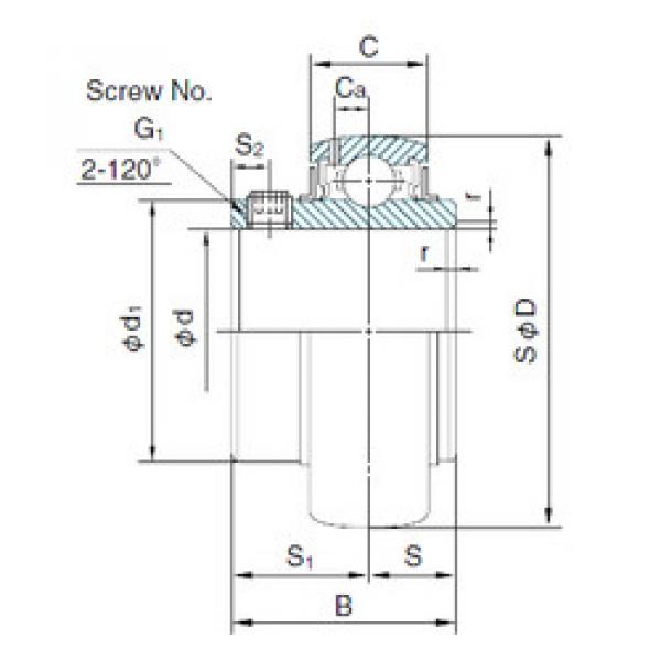 підшипник UC209 NACHI #1 image