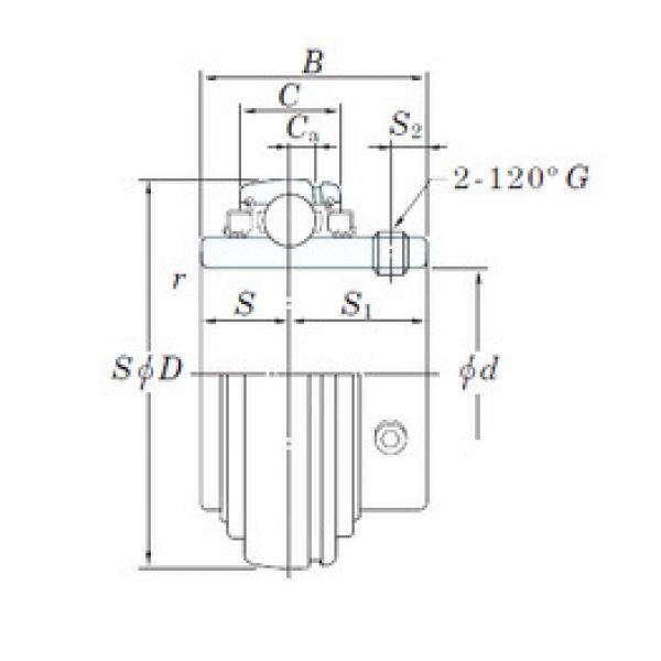 підшипник UC208L3 KOYO #1 image