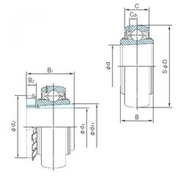 roulements UK212+H2312 NACHI #1 image