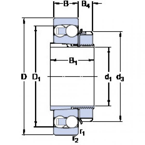 roulements 2311 K + H 2311 SKF #1 image