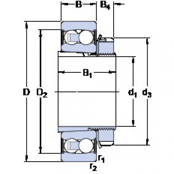 roulements 2310 E-2RS1KTN9 + H 2310 SKF #1 image