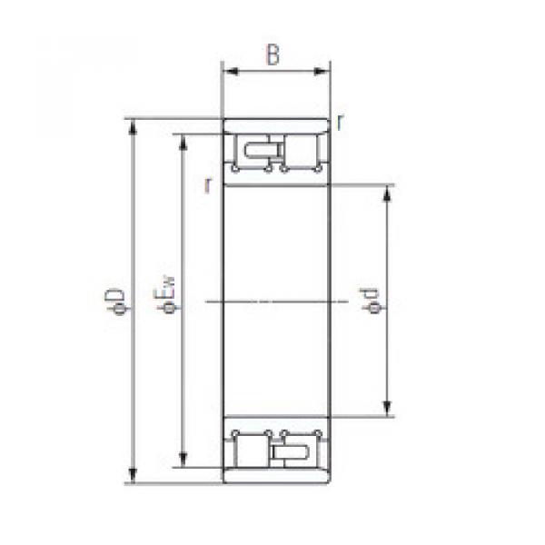 Rolamento NN3011 NACHI #1 image