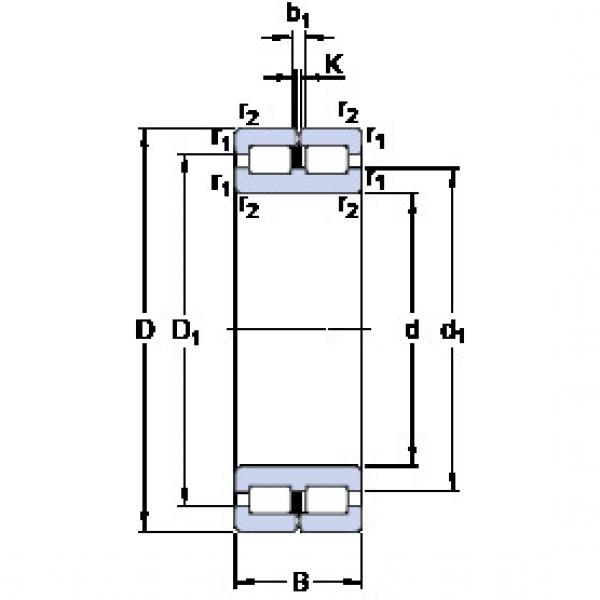 Rolamento NNC 4840 CV SKF #1 image