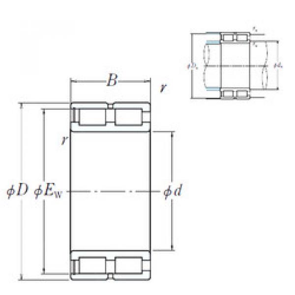 Rolamento NNCF4840V NSK #1 image