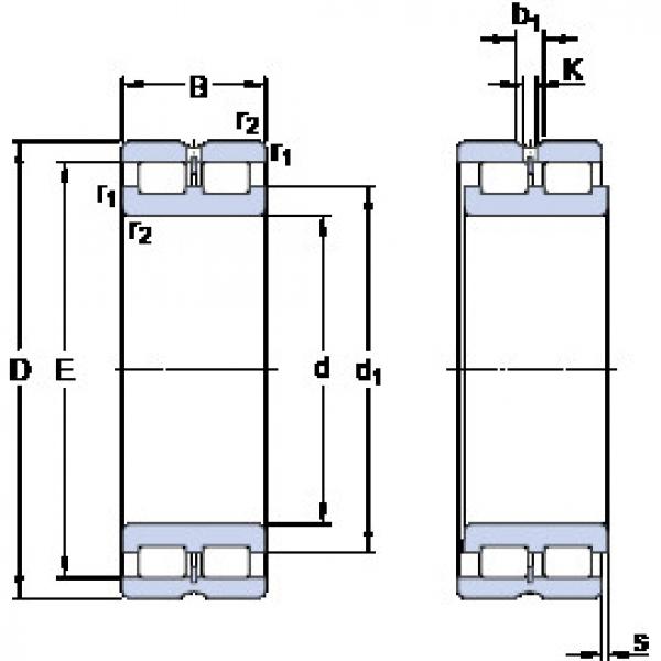 Rolamento NNCL 4944 CV SKF #1 image