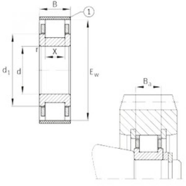 Bantalan RN206-E-MPBX FAG #1 image