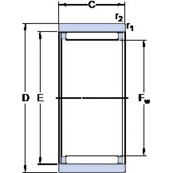 Bantalan RNAO 100x120x30 SKF #1 image