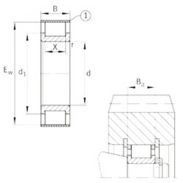 Bantalan RSL182208-A INA #1 image