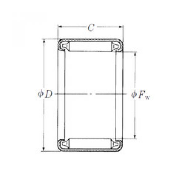 roulements NFH-222A NSK #1 image