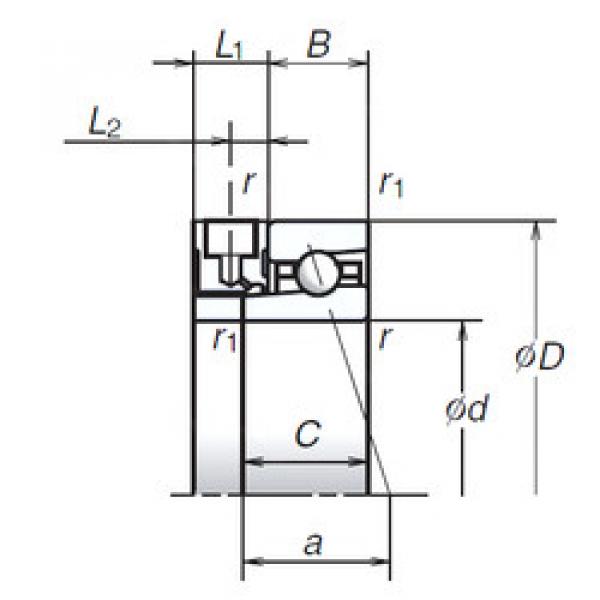 підшипник 80BER19XE NSK #1 image