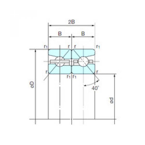 підшипник 90TBH10DB NACHI #1 image