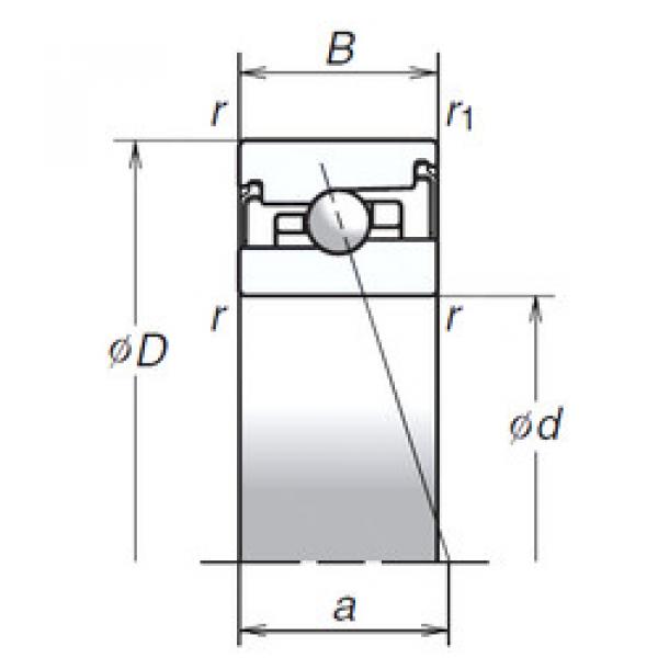 підшипник 80BNR20HV1V NSK #1 image