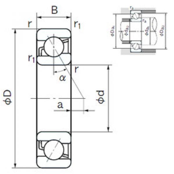 roulements 7040C NACHI #1 image