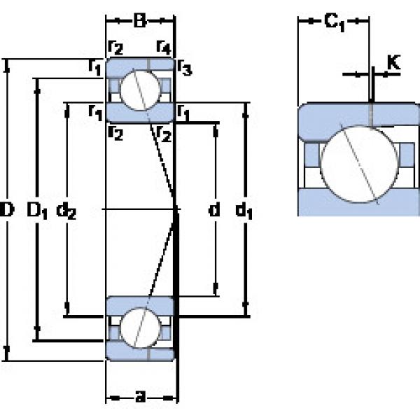 roulements 7007 ACD/HCP4AH SKF #1 image