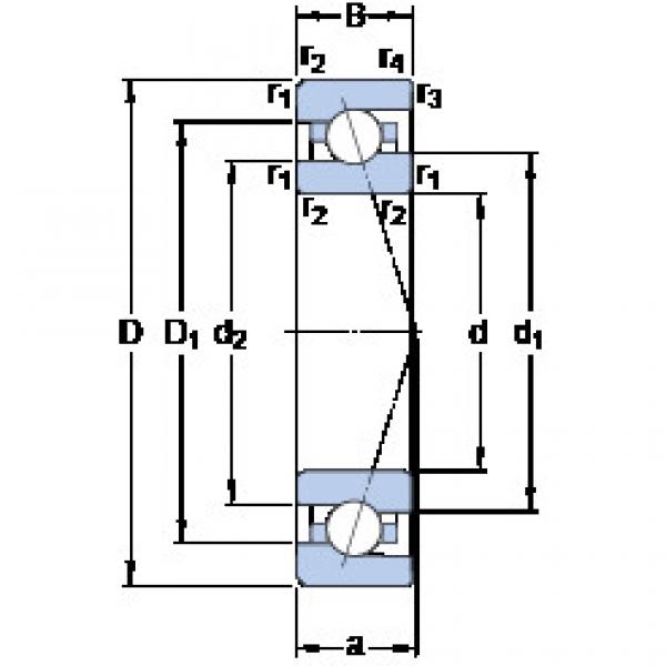 roulements 706 CE/P4A SKF #1 image