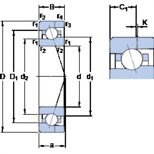 roulements 706 ACE/P4AH SKF #1 image