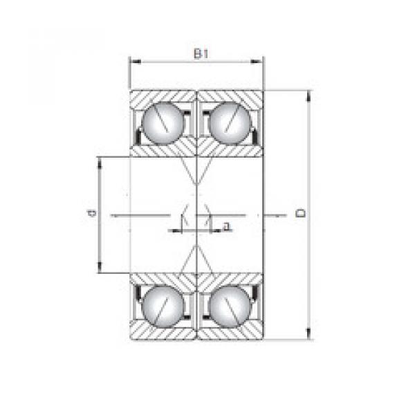 Rodamiento 7409 ADF ISO #1 image