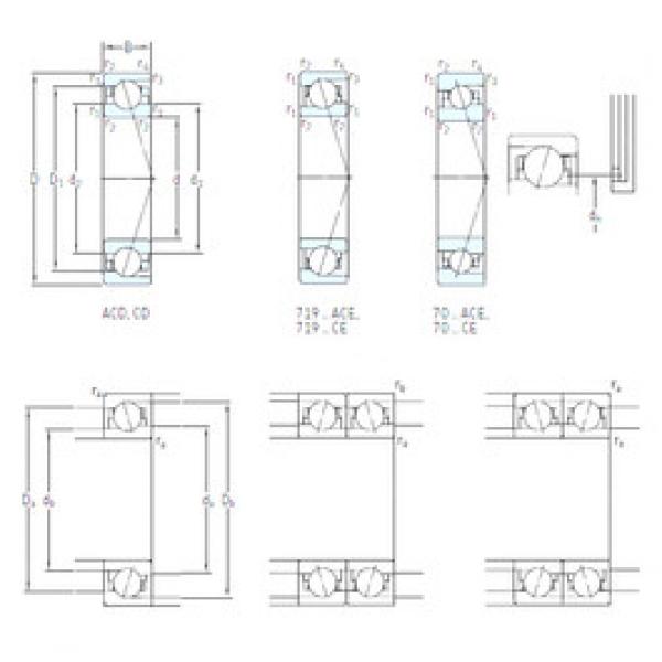 roulements 7036 CD/P4A SKF #1 image