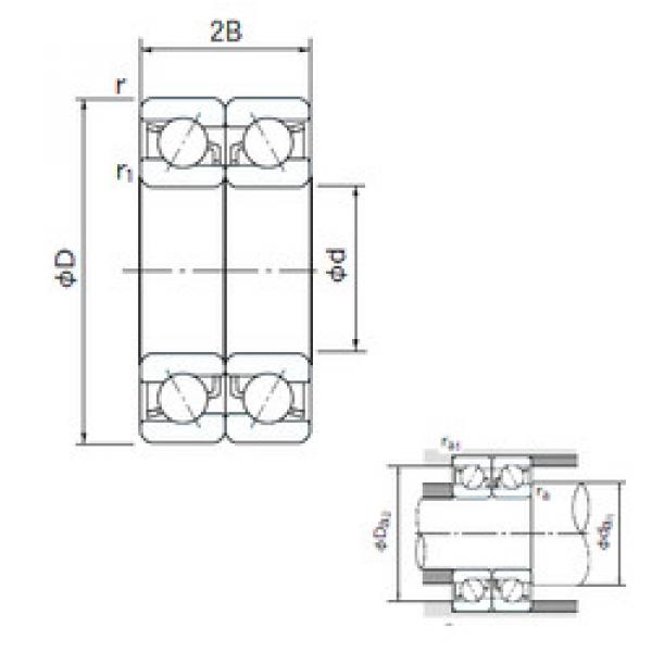 roulements 7040DB NACHI #1 image