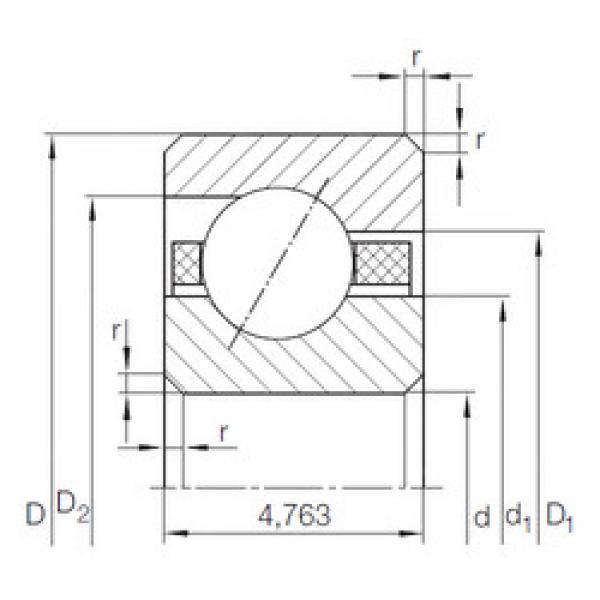 підшипник CSEAA 010 TN INA #1 image