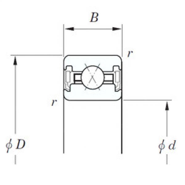 підшипник KUX110 2RD KOYO #1 image