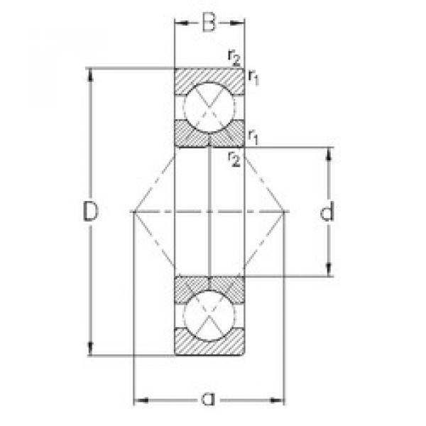 підшипник QJ205-MPA NKE #1 image