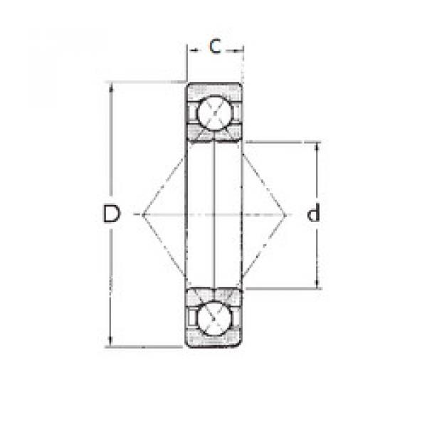 підшипник QJ208 FBJ #1 image