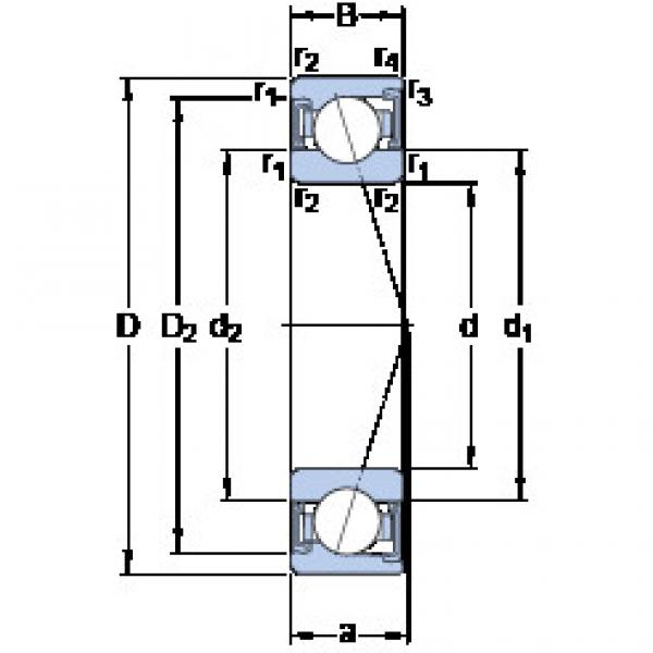 підшипник S7000 ACD/HCP4A SKF #1 image