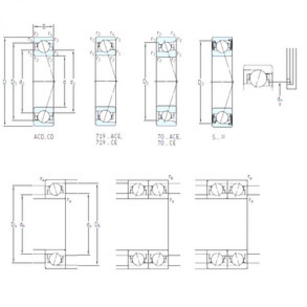 підшипник S7001 CD/P4A SKF #1 image