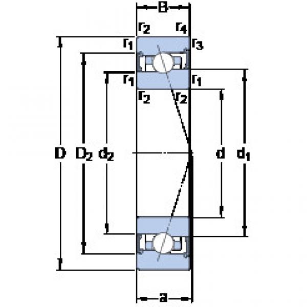 підшипник S7006 ACB/P4A SKF #1 image