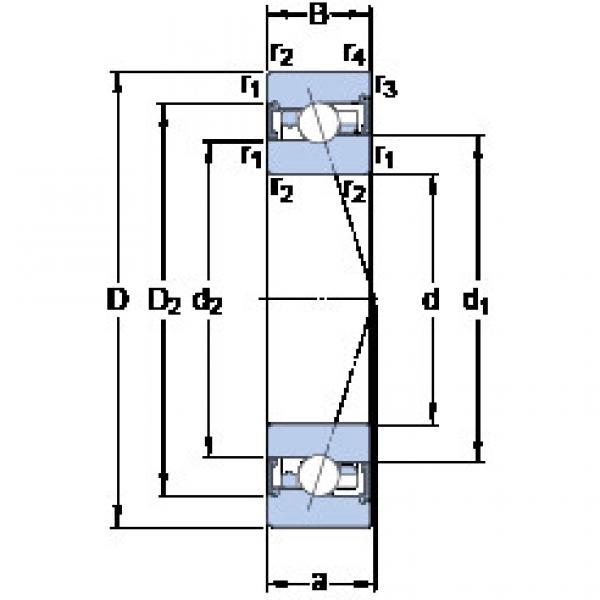 підшипник S7011 FW/HC SKF #1 image