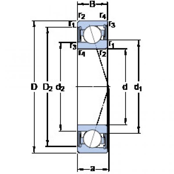 roulements S71919 CE/HCP4A SKF #1 image