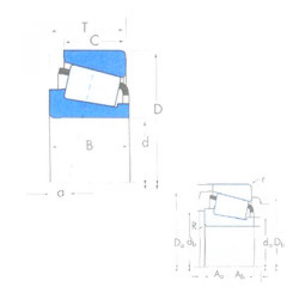 ตลับลูกปืน X32311BM/Y32311BM Timken #1 image