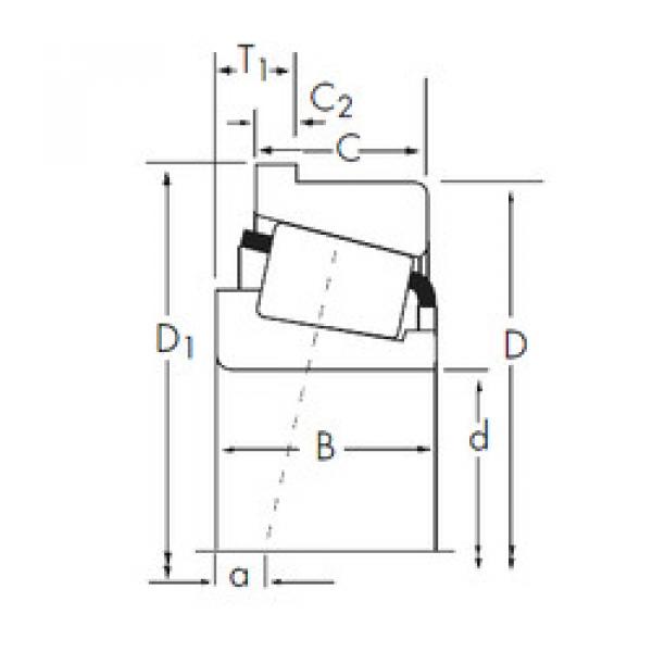 ตลับลูกปืน X30210M/Y30210RM Timken #1 image