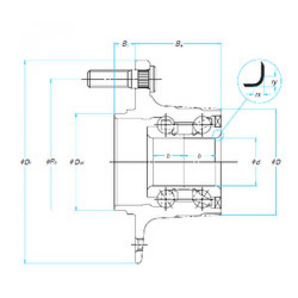 Bantalan 32BWK10-Y-2CP17-01 H NSK #1 image