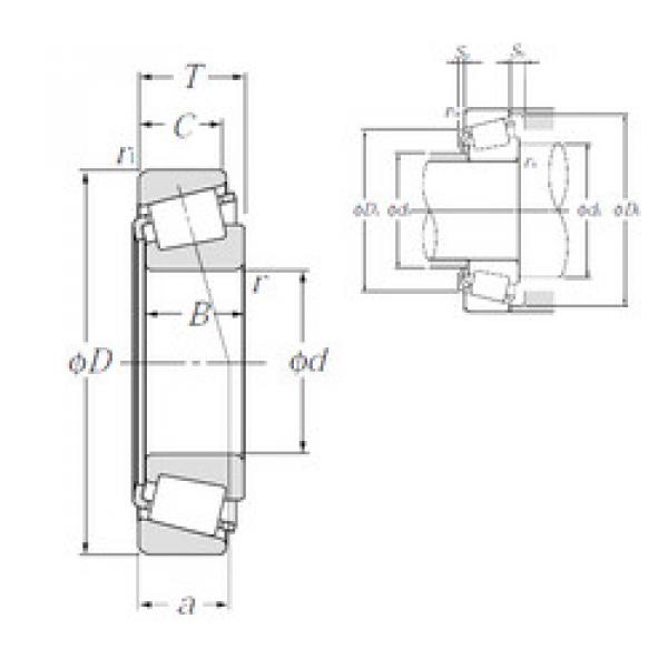 Rodamiento 32907XU NTN #1 image