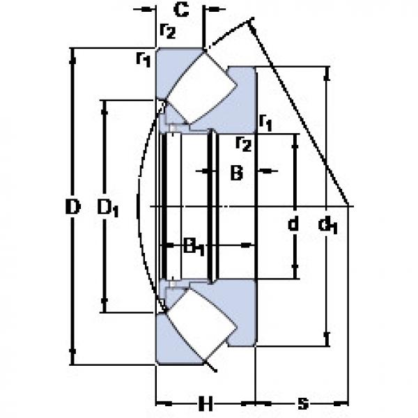 підшипник 293/1250 EF SKF #1 image