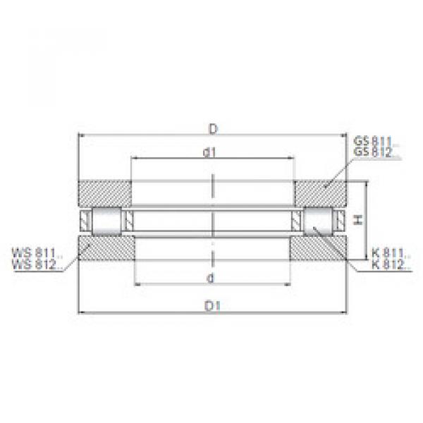 підшипник 81206 ISO #1 image