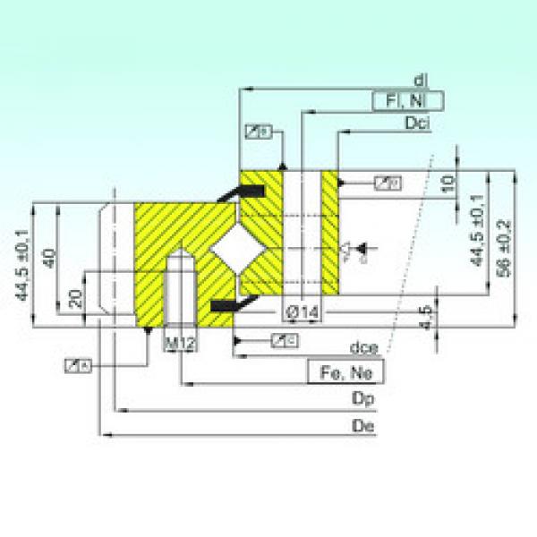 підшипник ER1.14.1094.201-3STPN ISB #1 image